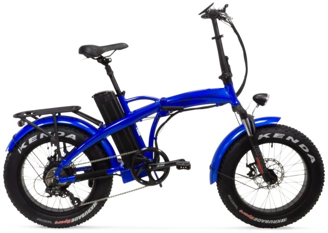 Fat Bike Electrique Velo Pliant Varaneo Dinky Sport Bleu