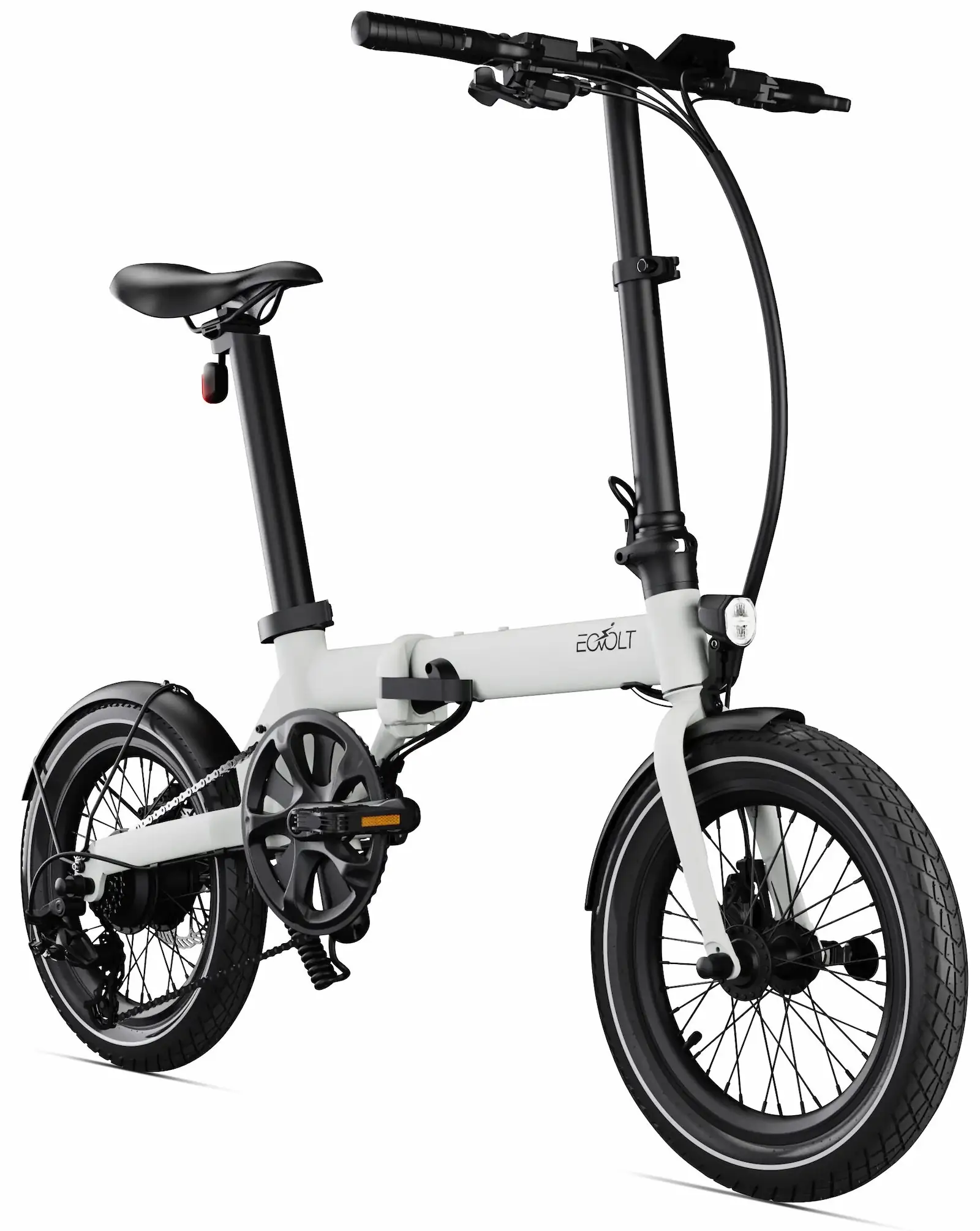 Mini Vélo Électrique Pliant 16 Pouces Leger 14kg Eovolt Morning Gris
