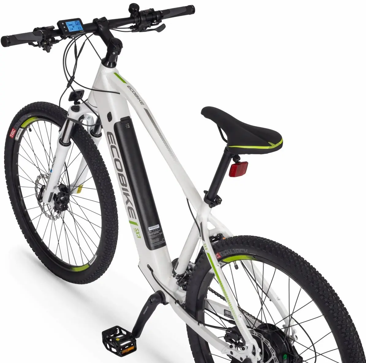 Speed Bike VTT Electrique Semi Rigide 27,5 Pouces Ecobike SX3 Blanc 468Wh