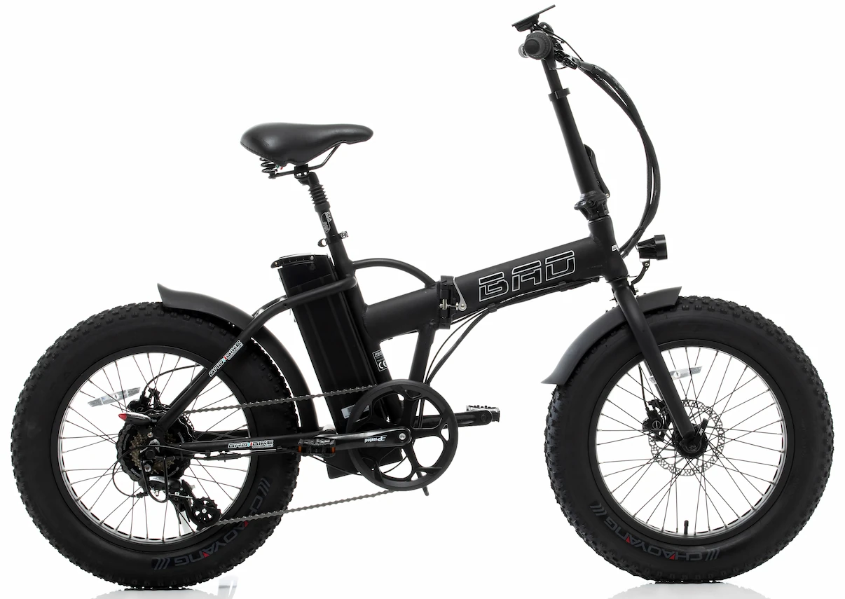 Fat Bike Électrique Pliant Speed Bike 45km/h 20 Pouces BAD 500W noir