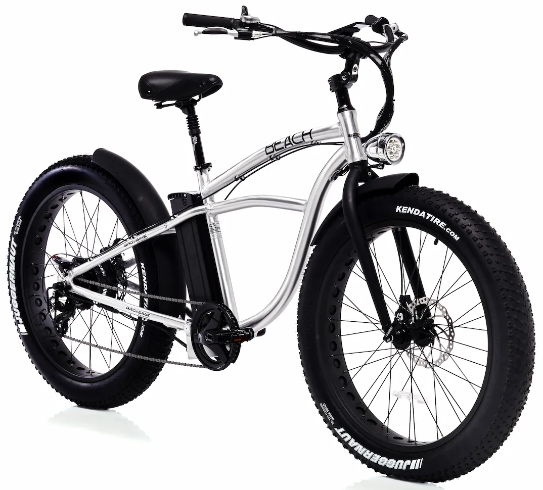 Fat Bike Électrique Beach Cruiser Vélo 26 Pouces Bad Bike 250W Aluminium