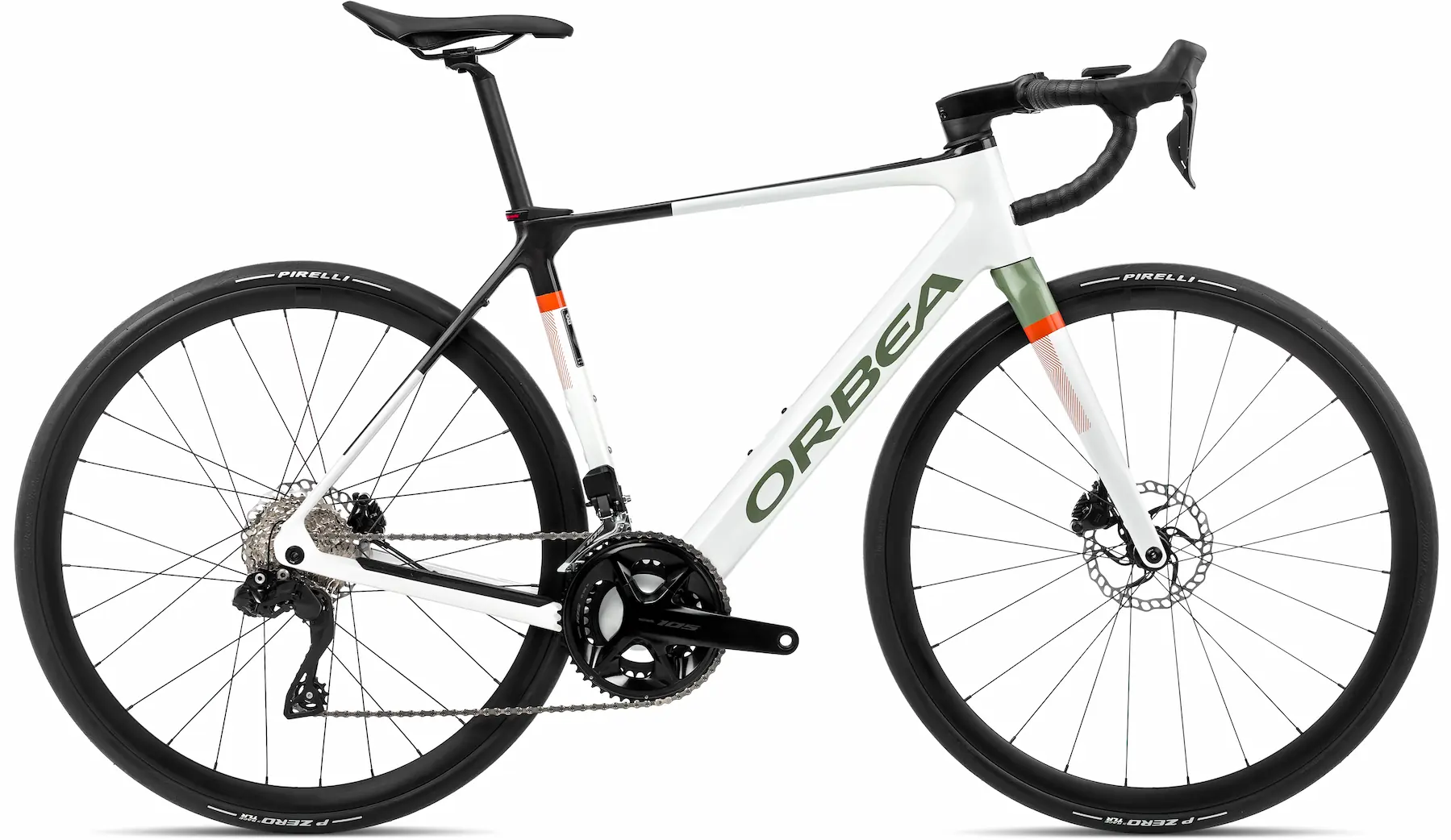 Orbea Gain M30i 2023 Vélo de route Électrique Leger Carbon Blanc XS 43cm