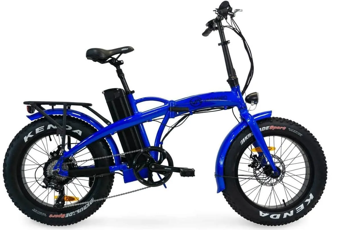 Fat Bike Electrique Velo Pliant Varaneo Dinky Bleu