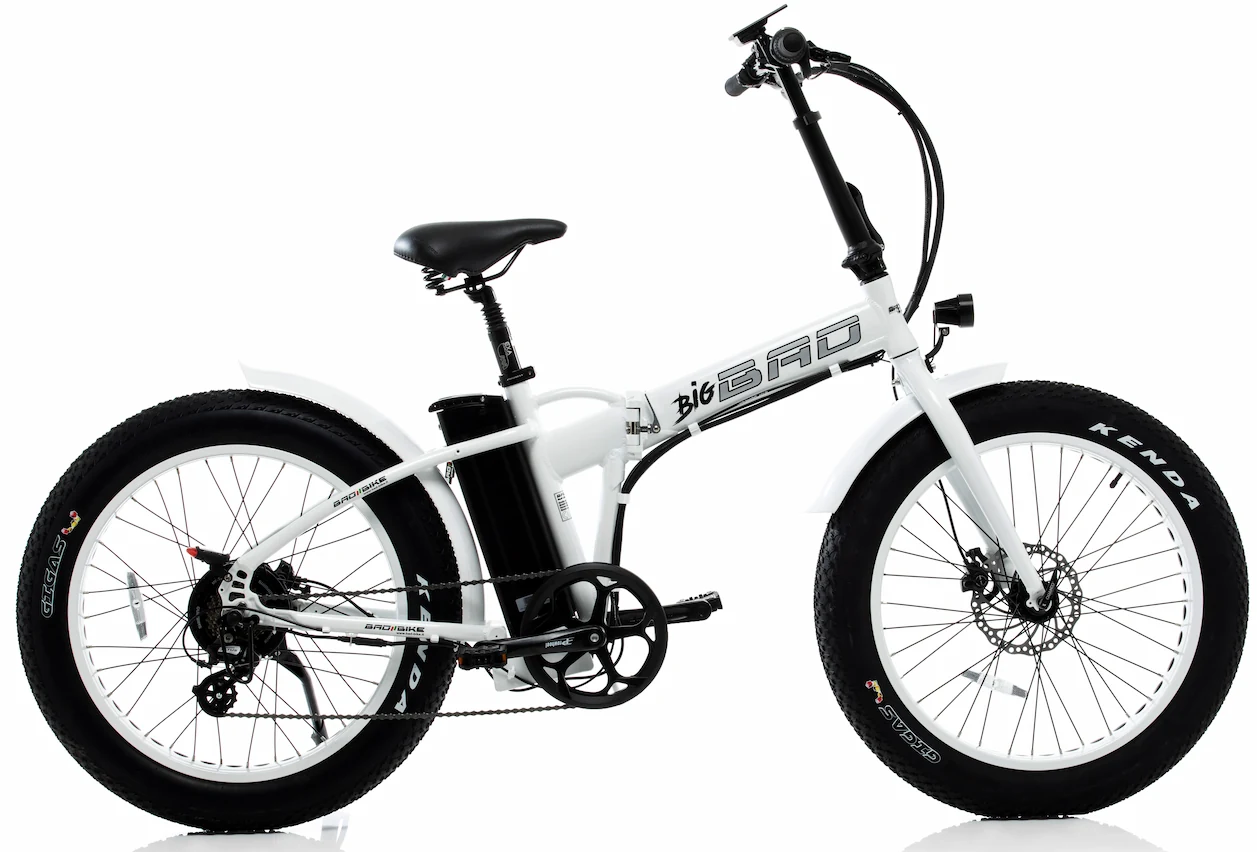 Fat Bike Électrique Vélo Pliant 24 pouces BIG BAD 250W blanc
