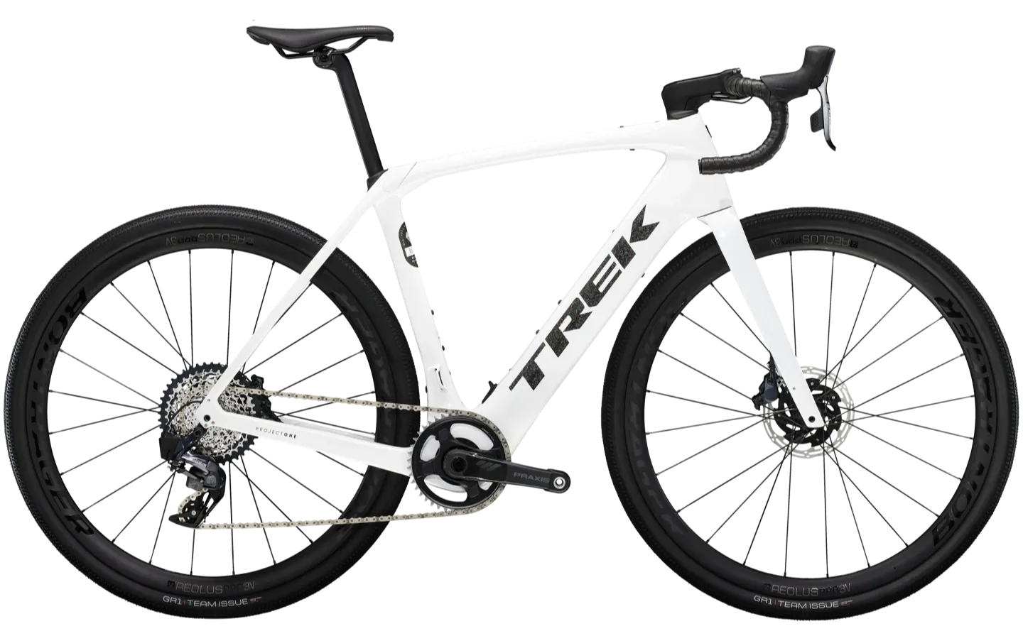 Trek Domane+ SLR 7 AXS Vélo Gravel Électrique Carbon 2023 60cm Blanc