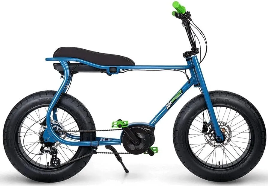 Fat Bike Electrique Moteur Pedalier Ruff Cycles Lil'Buddy CX Bleu